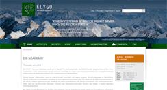 Desktop Screenshot of elygo.eu