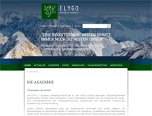 Tablet Screenshot of elygo.eu